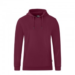 Kapuzensweat Organic maroon