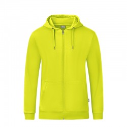 Kapuzenjacke Organic lime